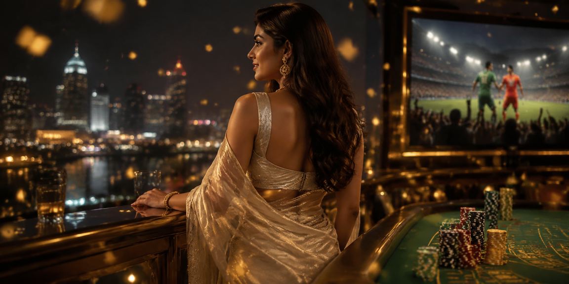 সিলেটে শাড়ি পরে 24gb - তে ব্যাকারেট খেলার সময় ক্যাশব্যাক অফার উপভোগ করছেন